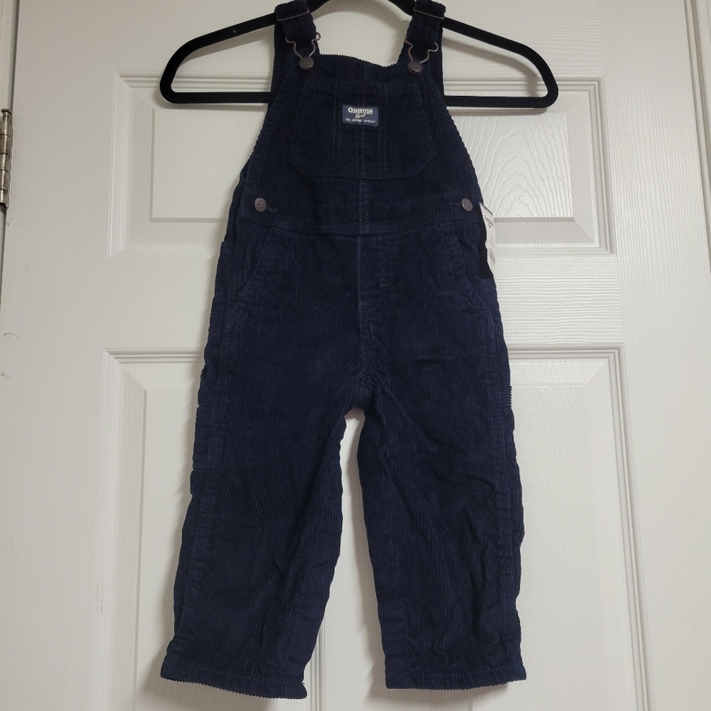 Oshkosh B'gosh NWT Corduroy Baby Overall 24 Months.